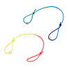 Elastic Cord Bracelet Baking AJEW-JB00842-02-1