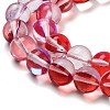 Transparent Glass Beads GLAA-B022-8mm-04-3