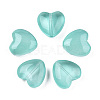 Transparent Spray Painted Glass Beads GLAA-N035-030-C02-1