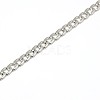 304 Stainless Steel Curb Chain/Twisted Chain Necklace Making STAS-A028-N122P-2