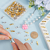 200Pcs 2 Colors Alloy Glue-on Flat Pad Bails FIND-SP0001-82-3