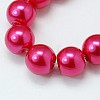 Glass Pearl Beads Strands HY-6D-B57-1