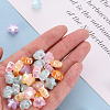 Imitation Jelly Acrylic Beads TACR-S154-46E-5