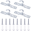 Iron Pad Eye Plate Ceiling Hooks AJEW-WH0038-62P-02-1