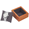 Rectangle Wooden Watch Display Stands ODIS-WH0017-110A-1