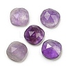 Natural Amethyst Cabochons G-M431-01F-1
