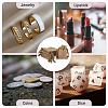 20Pcs Rectangle Polyester Imitation Burlap Packing Pouches Drawstring Bags ABAG-TA0001-95A-7