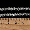 Electroplate Glass Beads Strands GLAA-Q105-04Z-3