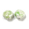 Shell Shape Glazed Porcelain Beads PORC-E022-01D-2