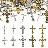 50Pcs 10 Style Tibetan Style Alloy Pendants FIND-TA0006-67-1