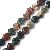 Natural Indian Agate Beads Strands G-K359-C14-01-1