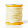 Round Waxed Polyester Cord YC-E004-0.65mm-N633-1
