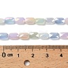 Electroplate Glass Beads Strands X-EGLA-P065-02A-01-4