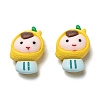 Resin Cabochons CRES-P015-B04-2