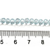 Transparent Baking Paint Glass Beads Strands DGLA-A034-T4mm-D06-4