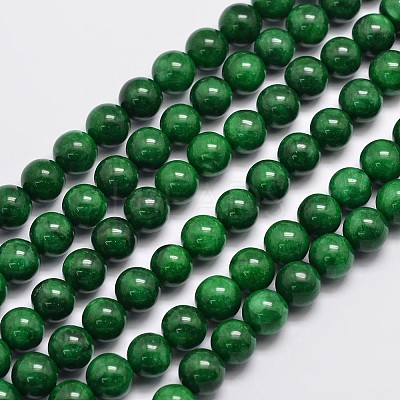 Natural Malaysia Jade Beads Strands G-A146-8mm-B04-1