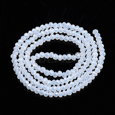 Electroplate Glass Beads Strands EGLA-A044-J1mm-A06-1