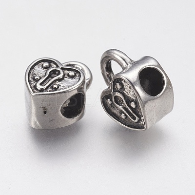 Ion Plating(IP) 304 Stainless Steel European Beads STAS-J022-032AS-1