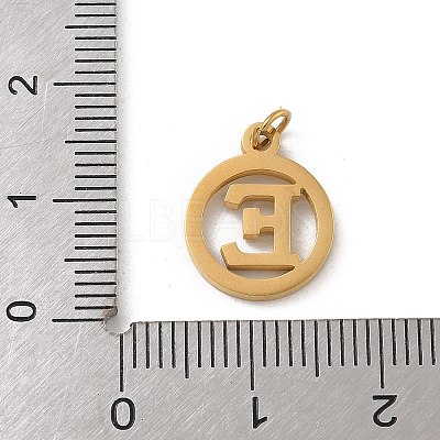 304 Stainless Steel Charms
with Jump Ring STAS-R001-02G-E-1