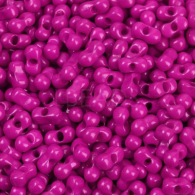 Baking Paint Glass Seed Beads SEED-K010-A06-1