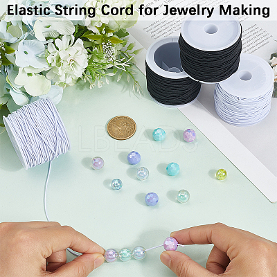 4Rolls 2 Colors Elastic Cords EC-PA0001-02A-1
