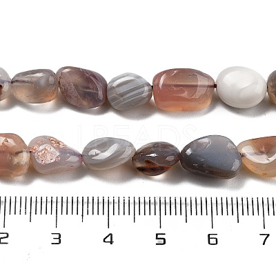 Natural Botswana Agate Beads Strands G-P433-20A-1