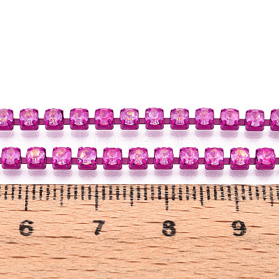 Iron Rhinestone Cup Chains CH-T006-05A-06-1