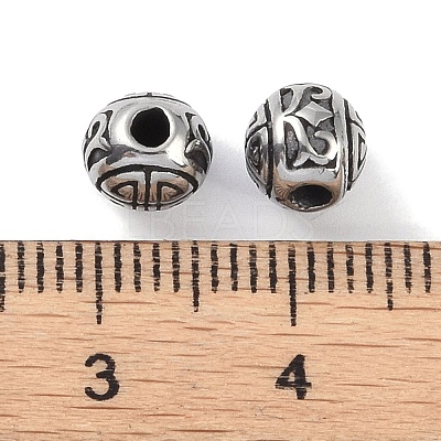 316 Surgical Stainless Steel Beads Hand Polished STAS-P362-07AS-01-1