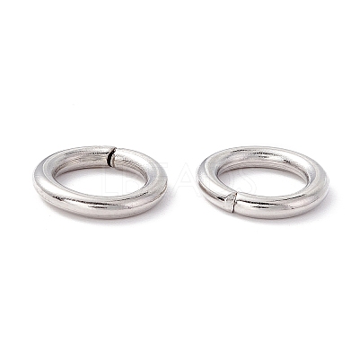 Non-Tarnish 304 Stainless Steel Open Jump Rings STAS-C040-01A-P-1