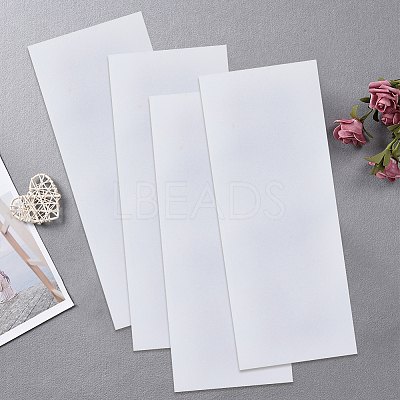 Rectangle Plastic Anti-slip Stickers for Shoe Soles AJEW-CY0002-57-1