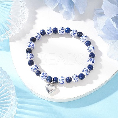 Alloy Charm Bracelets BJEW-JB12102-1