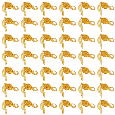 1200Pcs Brass Bead Tips KK-SP0001-93G-1