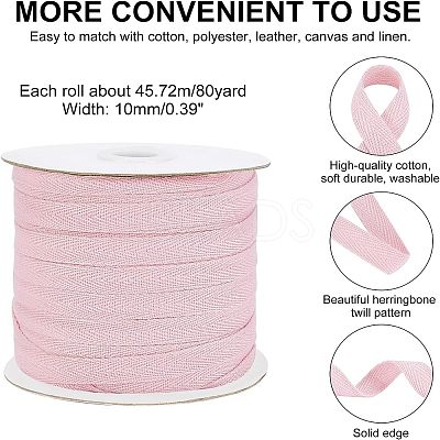 Cotton Twill Tape Ribbons OCOR-WH0058-35C-1