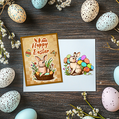PVC Plastic Clear Stamps DIY-WH0618-0315-1