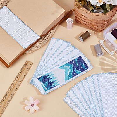 Cotton Bookmarks for Cross Stitch Making LS-DIY-WH0759-27A-1