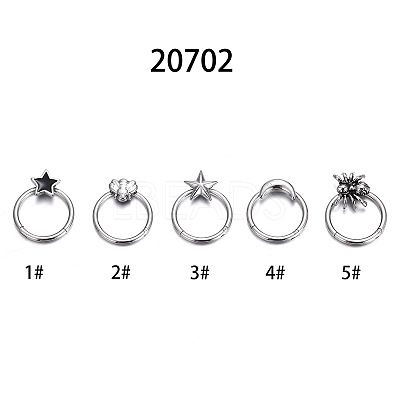 Halloween Stainless Steel Nose Rings WGADCDD-01-1