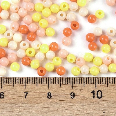 Opaque Acrylic Beads X1-OACR-H118-07B-05-1