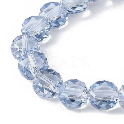 Electroplate Glass Beads Strands EGLA-L045-G-PL03-1