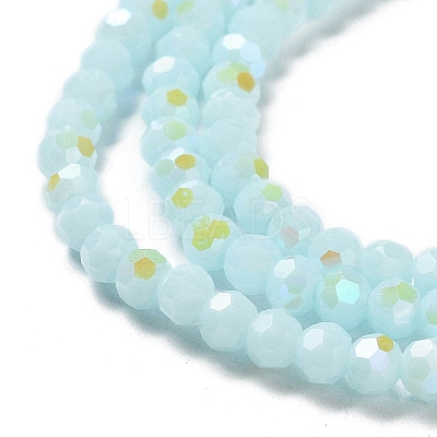Opaque Glass Beads Strands EGLA-A035-P4mm-L10-1