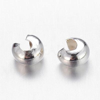 Iron Crimp Beads Covers IFIN-H029-S-1