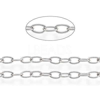 Tarnish Resistant 304 Stainless Steel Cable Chains CHS-L024-013A-1