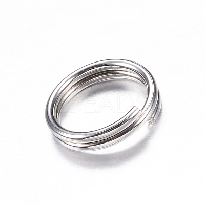 Non-Tarnish 304 Stainless Steel Split Rings X-STAS-P092-02-1