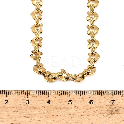 304 Stainless Steel Link Chain Necklaces for Women SA-CBAABBA-06G-1