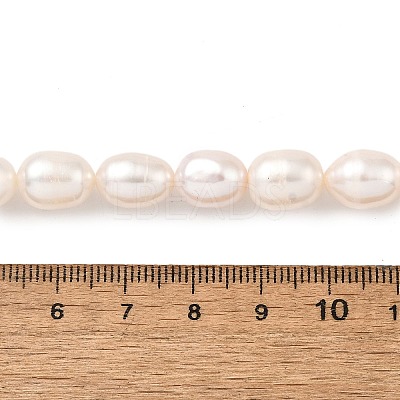 Natural Cultured Freshwater Pearl Beads Strands PEAR-I007-01E-06A-1