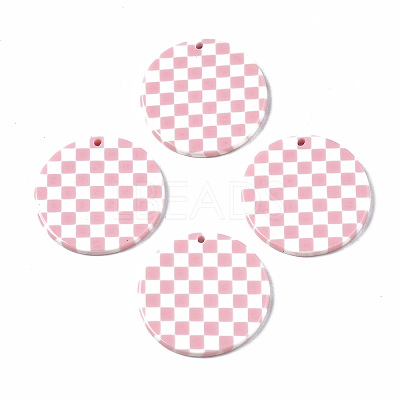 Opaque Cellulose Acetate(Resin) Pendants X-KY-Q057-002B-A04-1