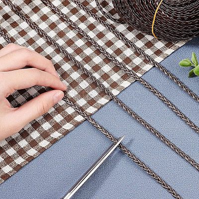 Braided Imitation Leather Cords OHAR-WH0016-27B-1