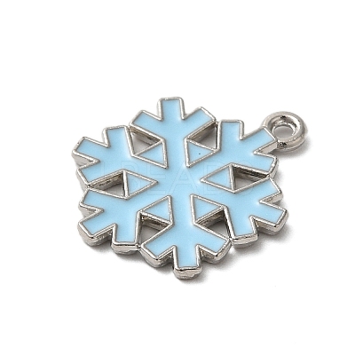 Winter Theme Alloy Enamel Pendants ENAM-M002-05V-P-1