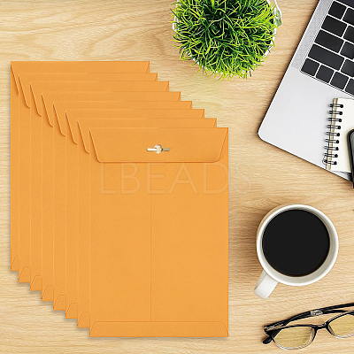 50Pcs Kraft Paper Clasp Envelopes for Storing AJEW-CP0009-98B-1