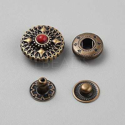 Alloy Snap Buttons FIND-TAC0037-07A-AB-1
