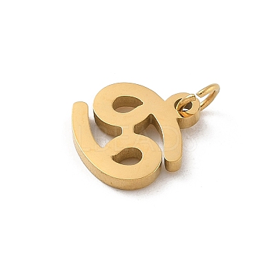304 Stainless Steel Charms LS-STAS-R001-04G-04-1